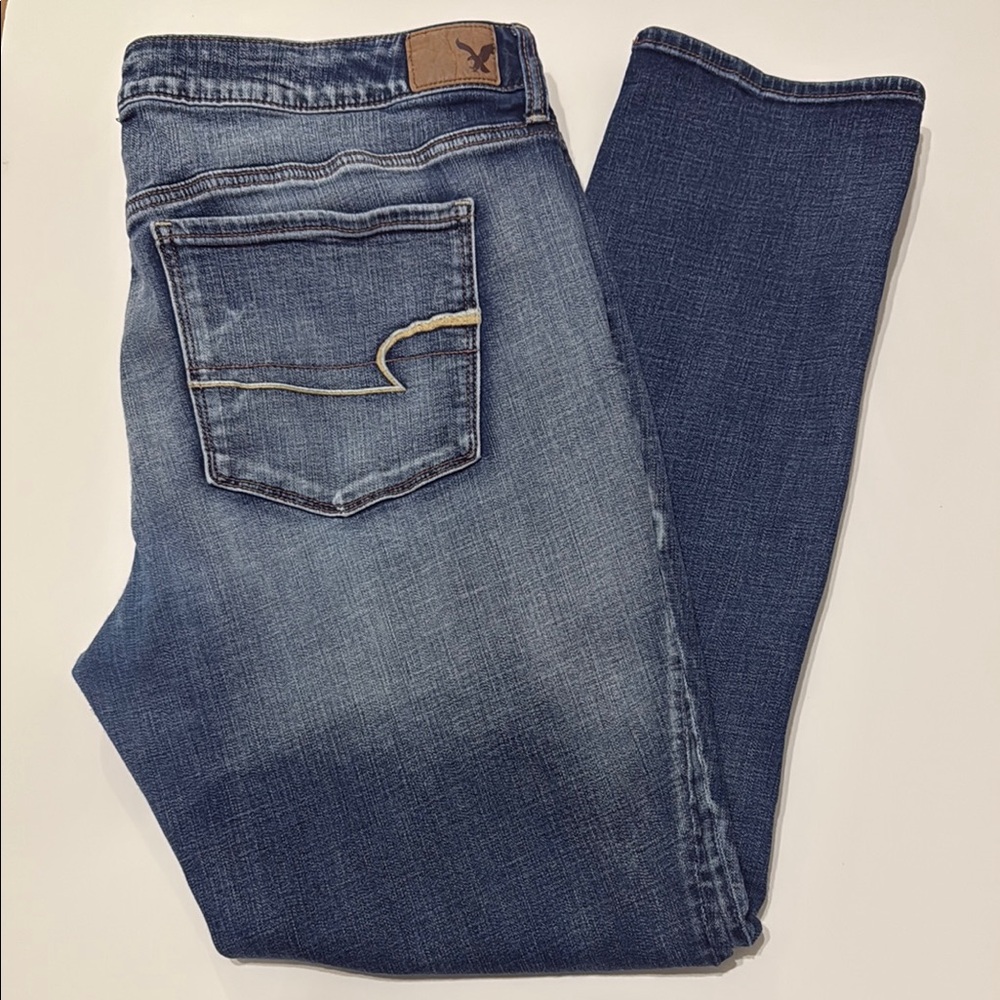 American Eagle Outfitters Skinny Jeans - Dark Blue
